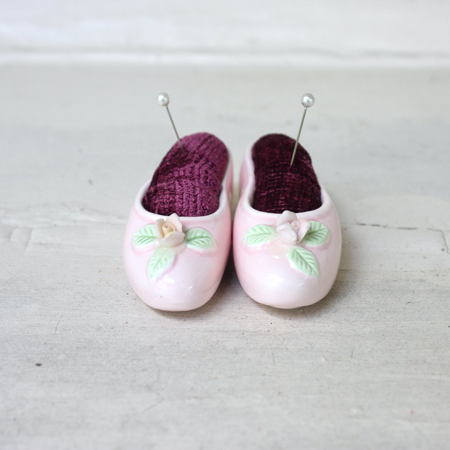BALLET SLIPPER PINCUSHION