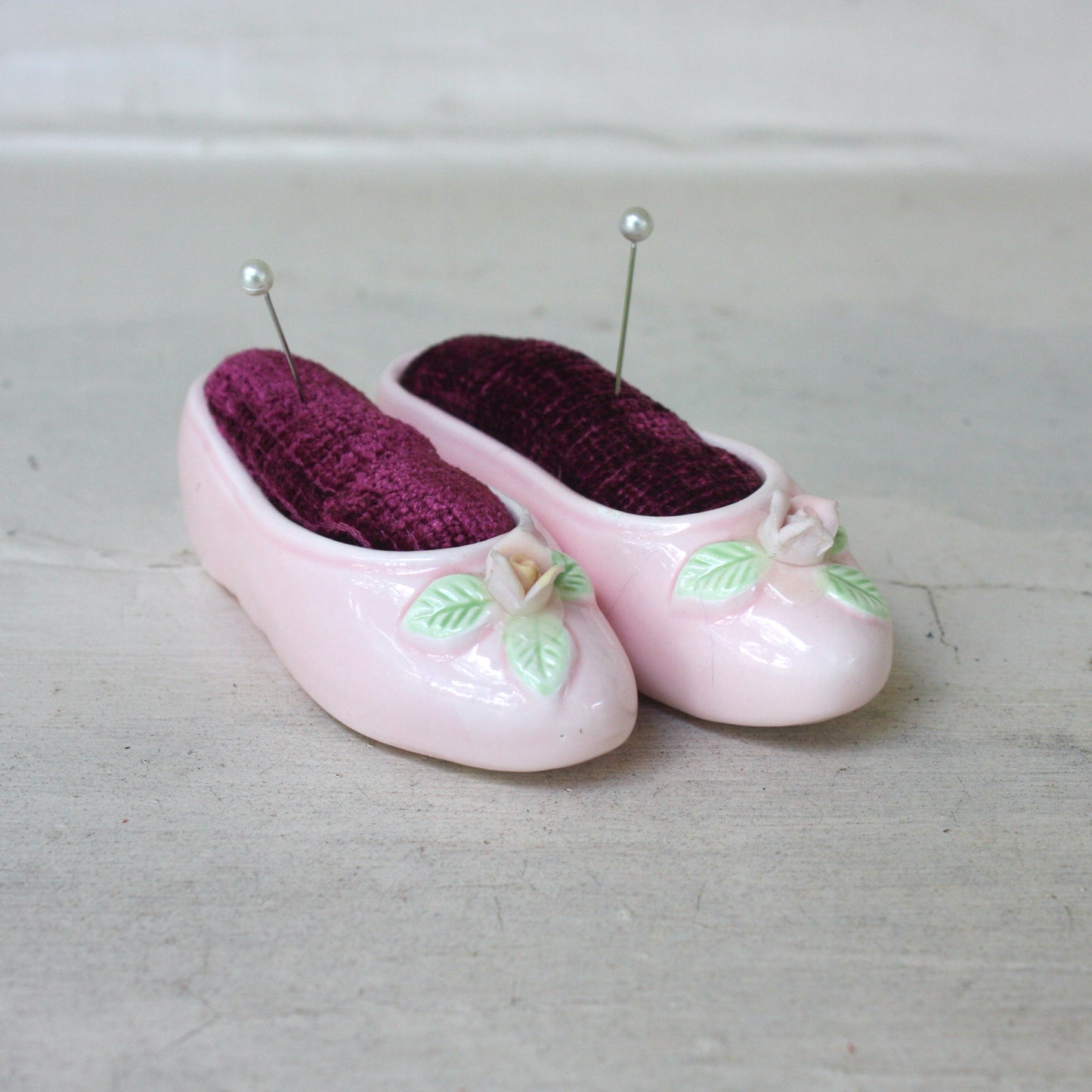 BALLET SLIPPER PINCUSHION