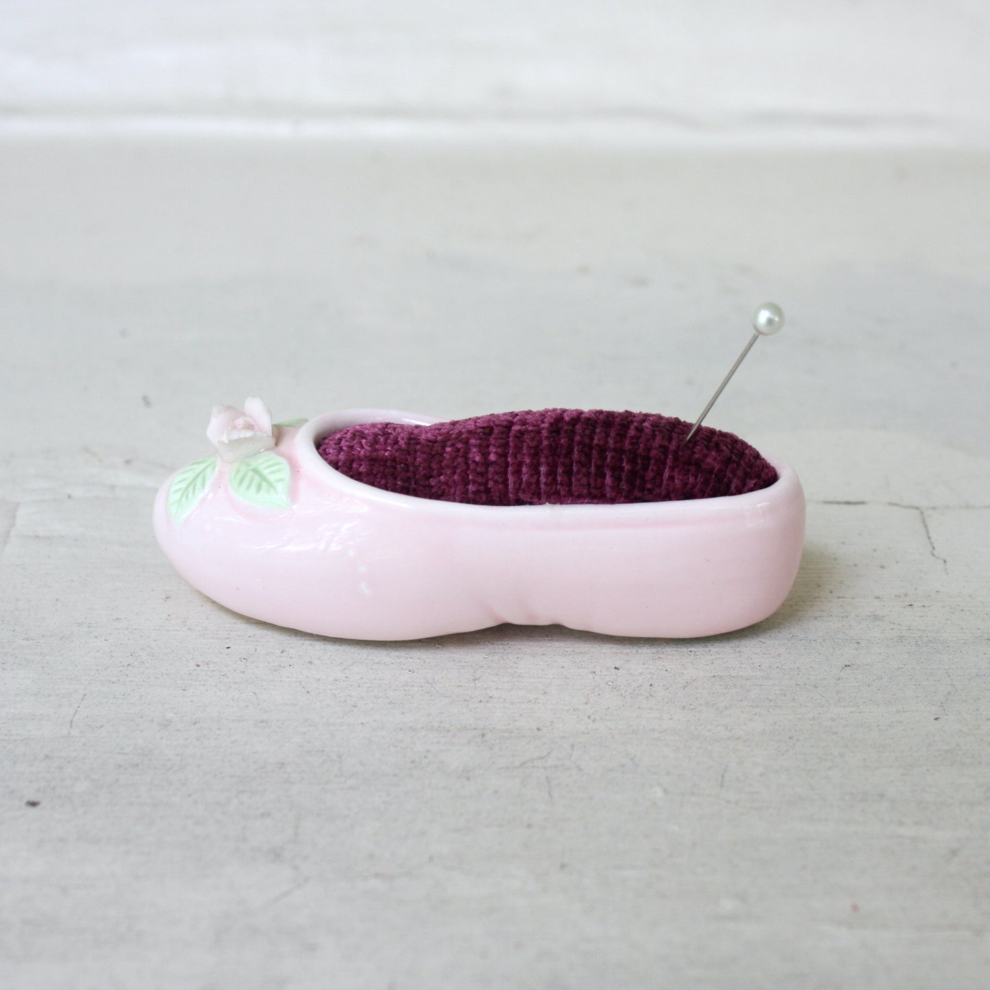 BALLET SLIPPER PINCUSHION