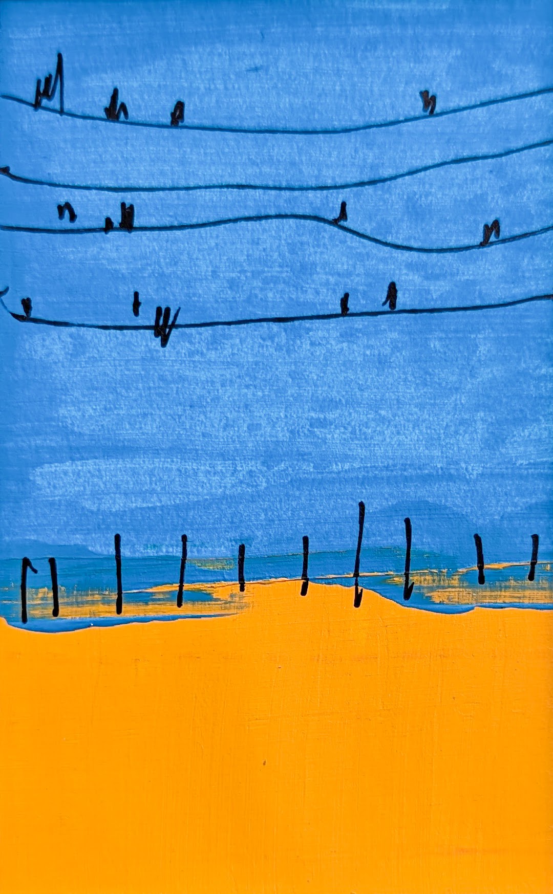 BIRDS ON A WIRE #14