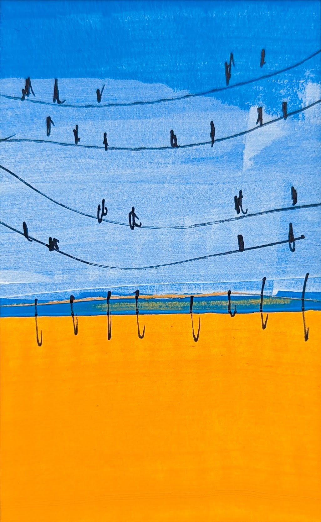 BIRDS ON A WIRE #20