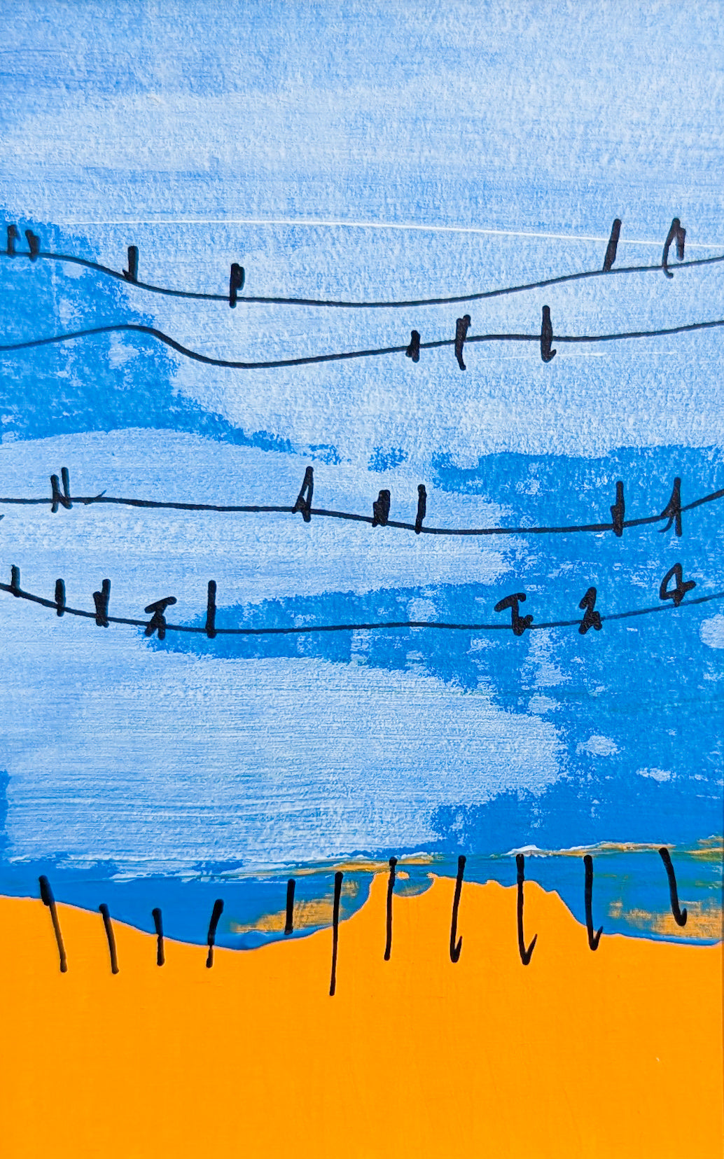 BIRDS ON A WIRE #23