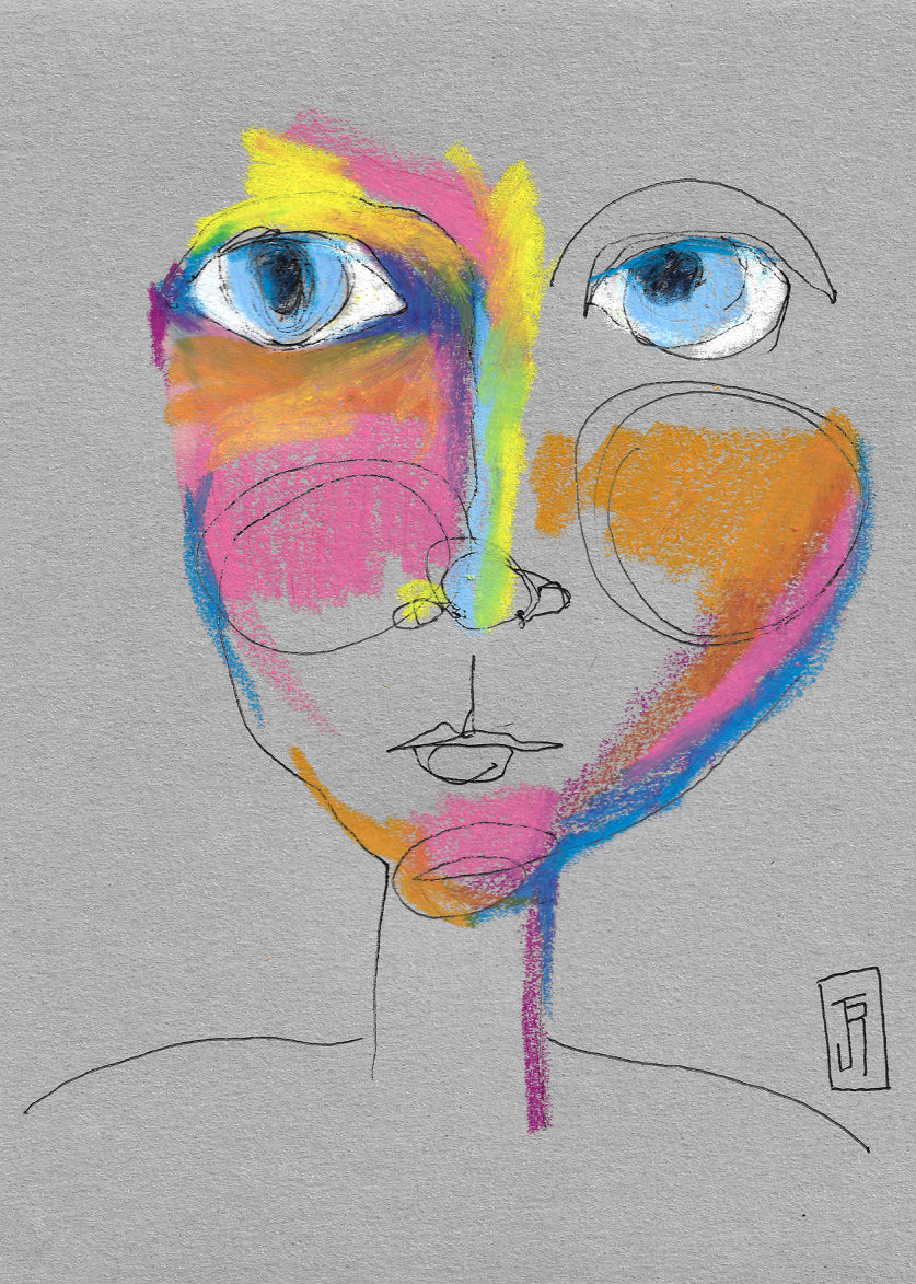 Faces on Gray