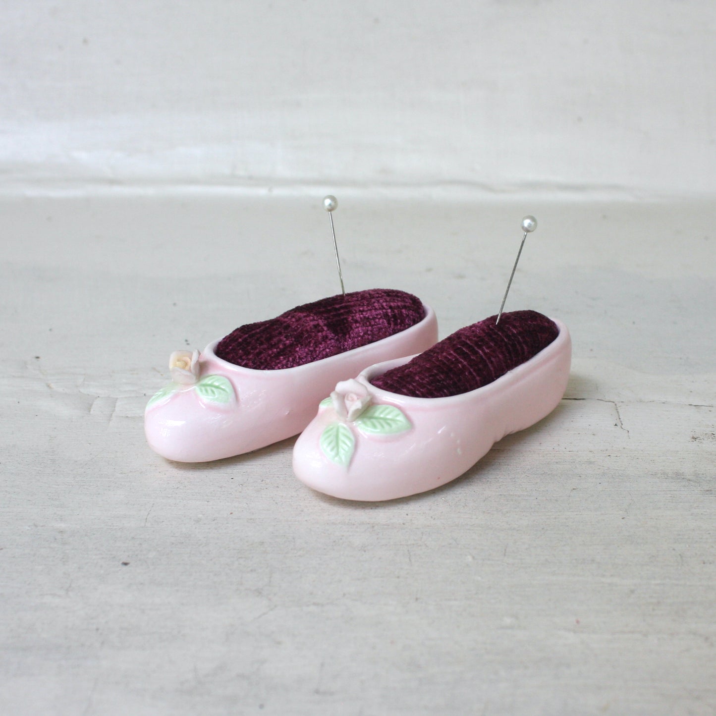 BALLET SLIPPER PINCUSHION