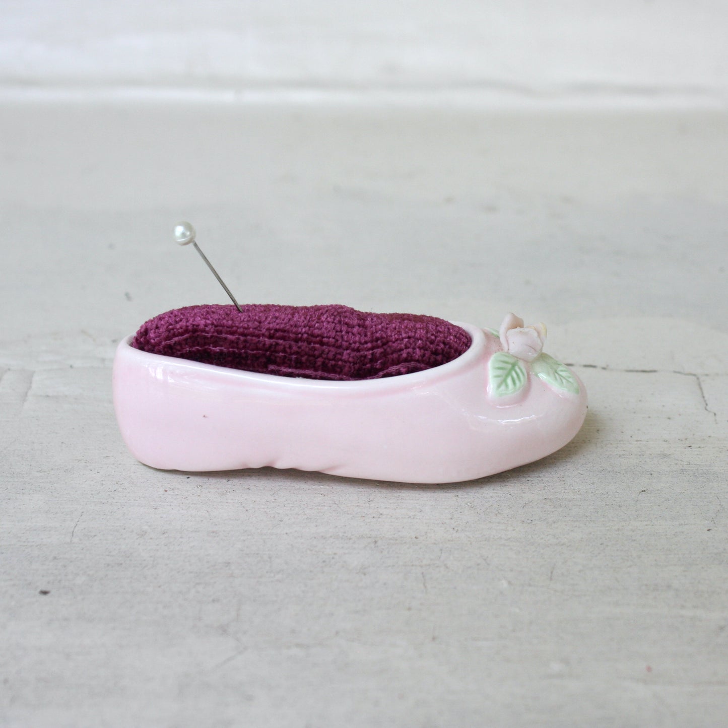 BALLET SLIPPER PINCUSHION