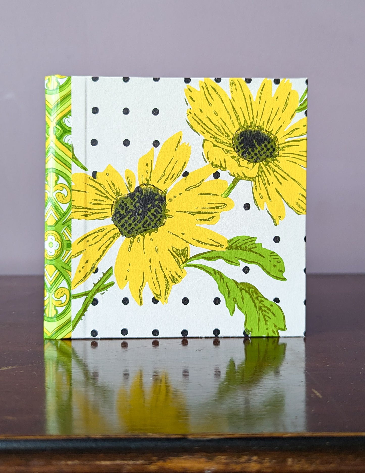 SUNFLOWERS AND DOTS