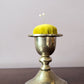 SILVER CANDLESTICK PINCUSHION