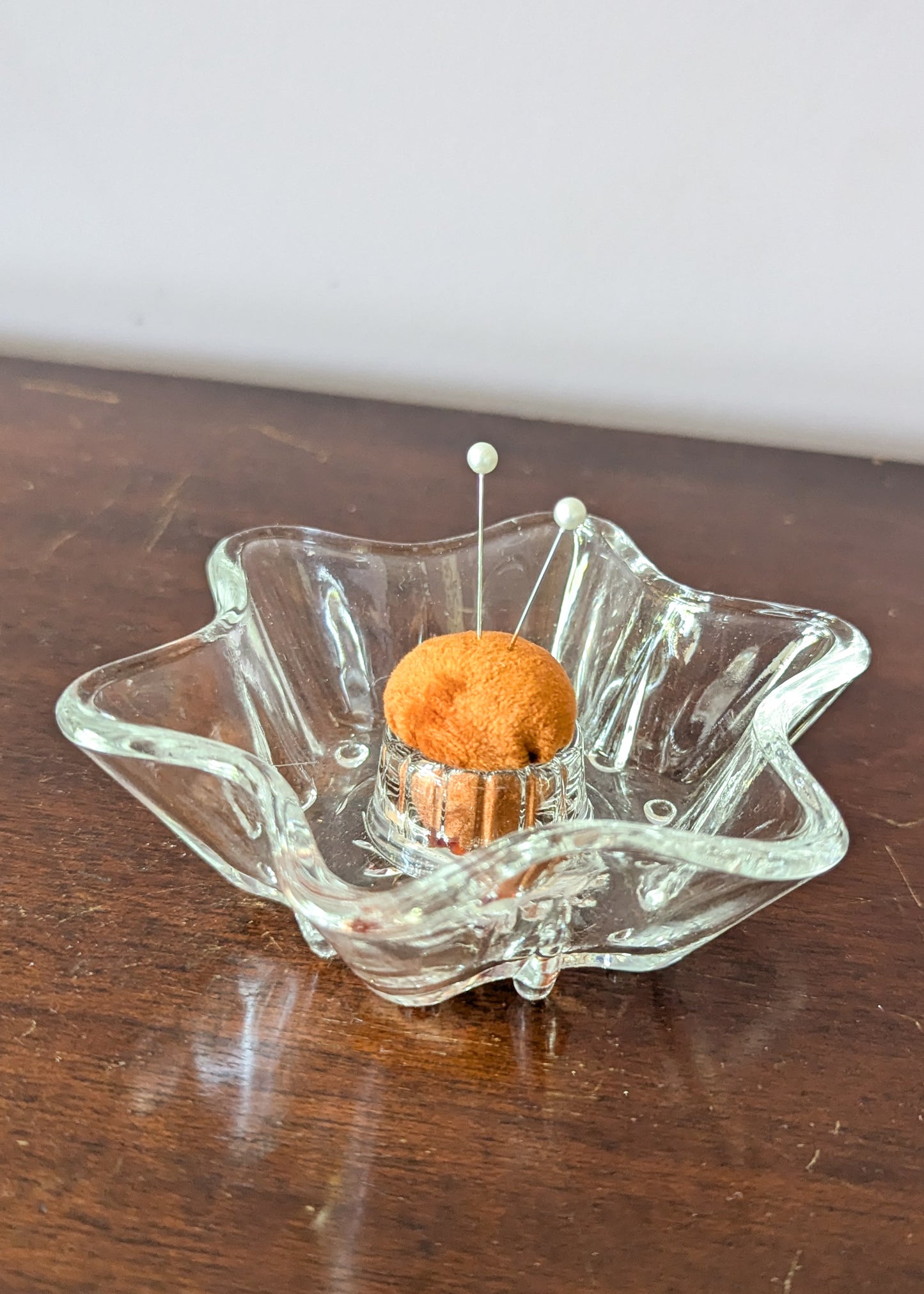 CRYSTAL CANDLEHOLDER PINCUSHION