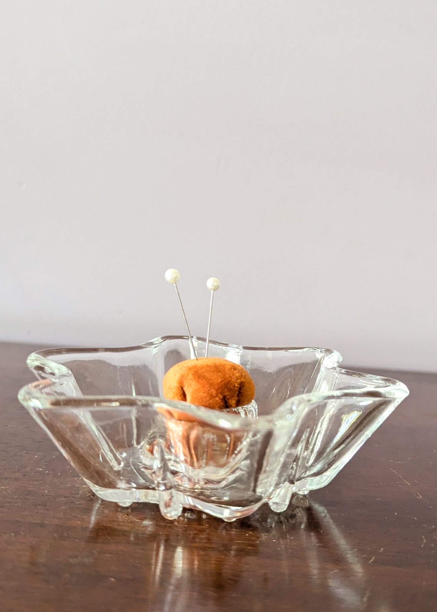 CRYSTAL CANDLEHOLDER PINCUSHION