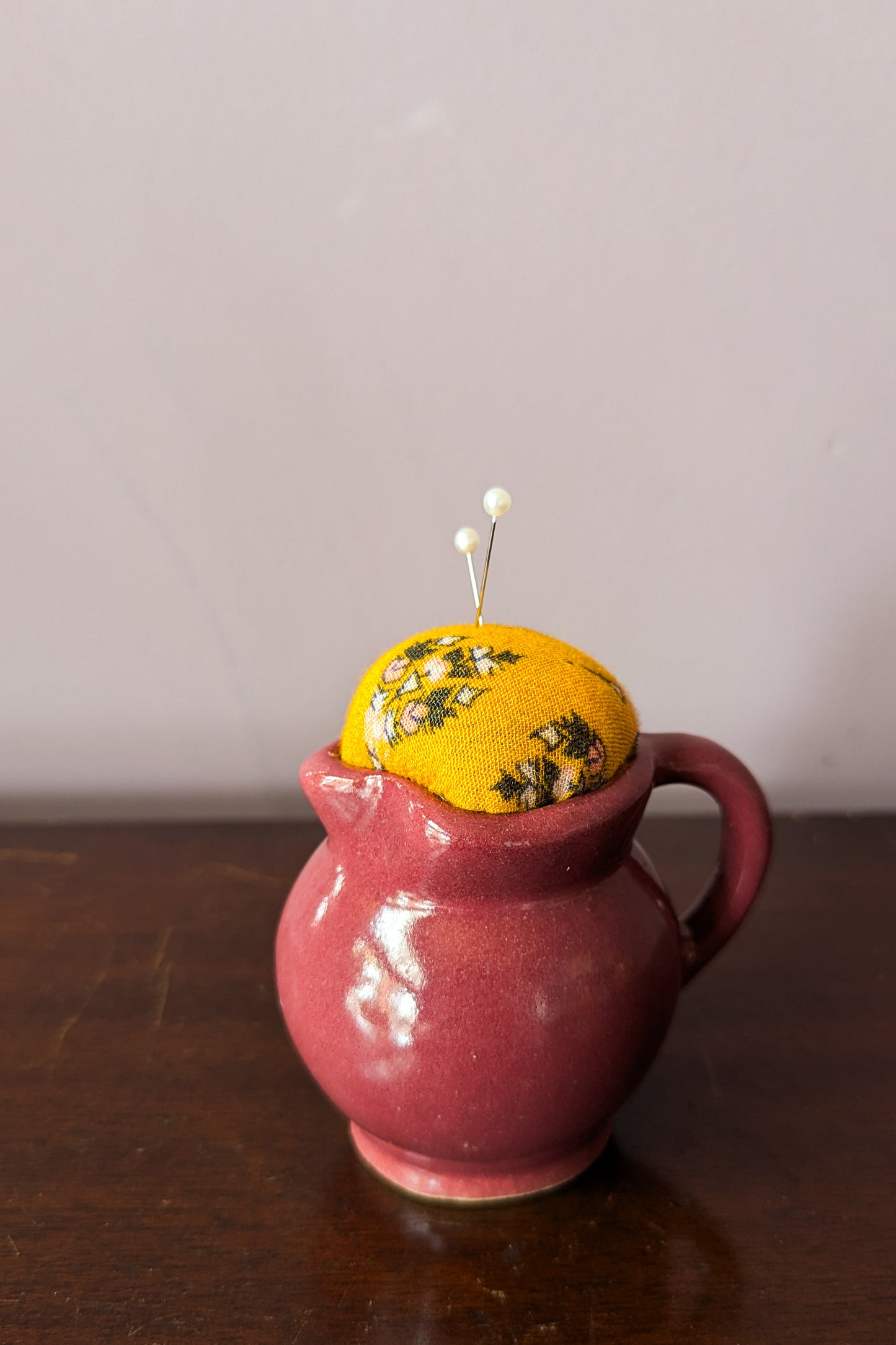 LITTLE CREAMER PITCHER PINCUSHION