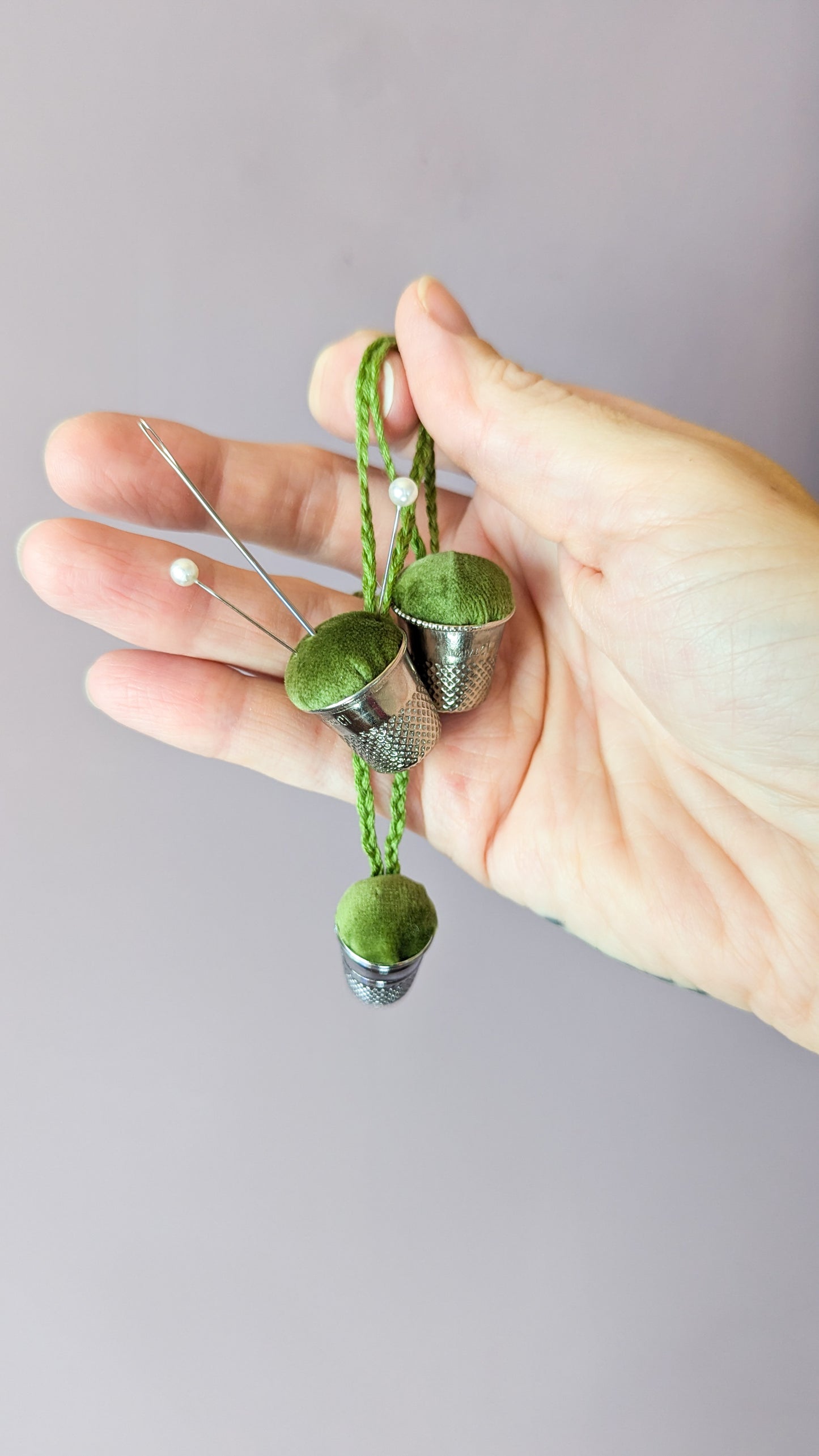 THIMBLE TRAVEL PINCUSHIONS