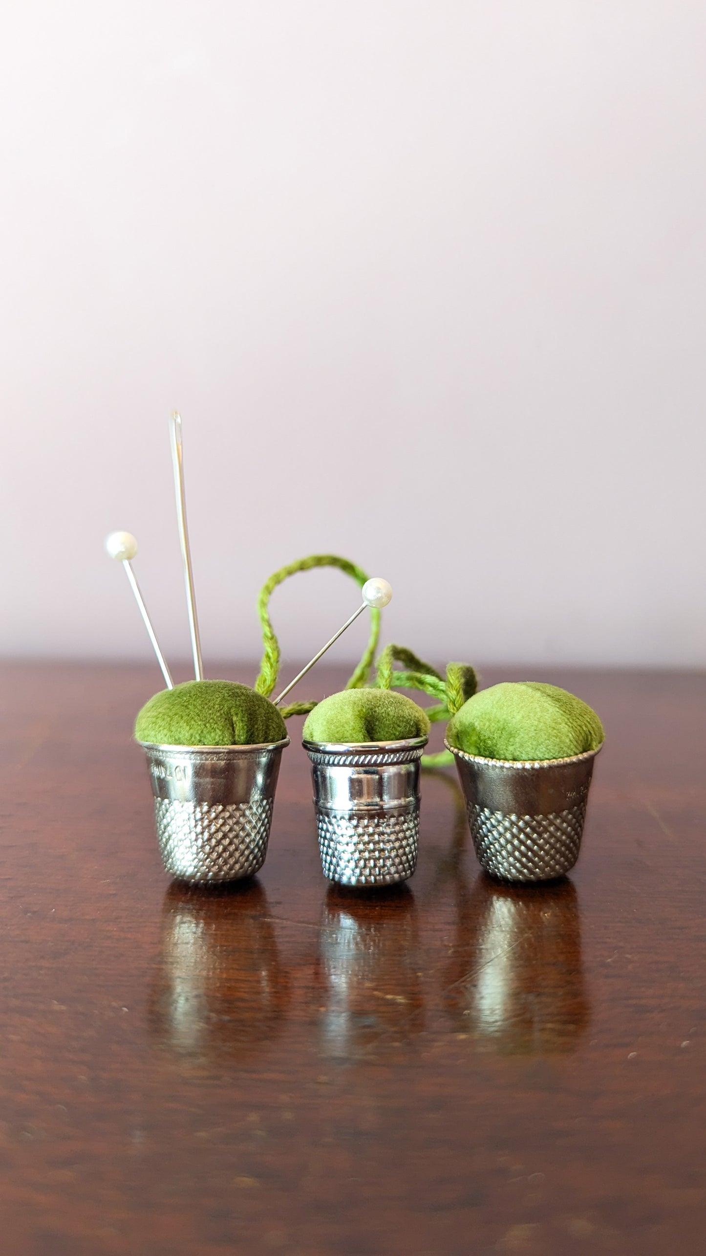 THIMBLE TRAVEL PINCUSHIONS