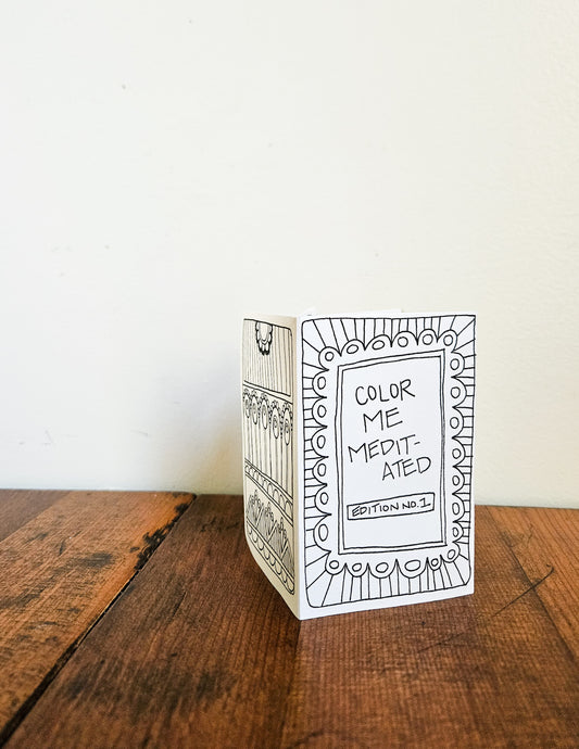 COLOR ME MEDITATED ZINE ED. 1