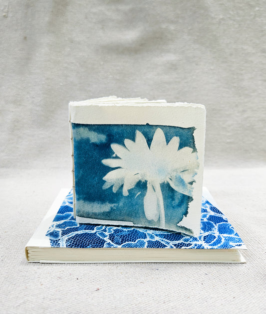 Floral and Blue Journal